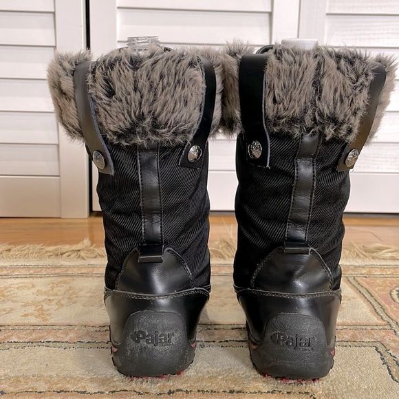 Pajar Canada Garland Warm Waterproof Women’s Sz 7-7.5/EU 38 Faux Fur Winter Boot - Picture 4 of 10